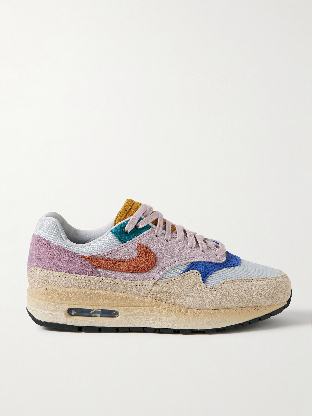 Nike Air Max 1'87 Prm Suede And Mesh Sneakers - Multi