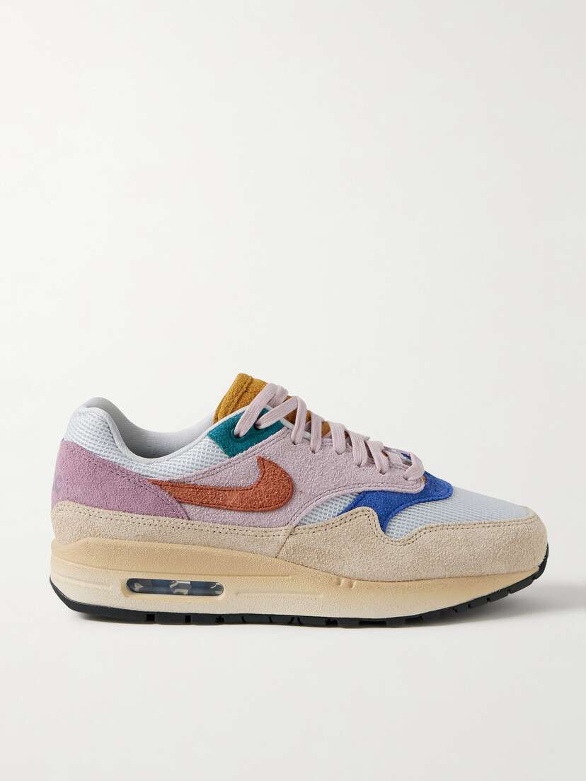 Nike Air Max 1'87 Prm Suede And Mesh Sneakers