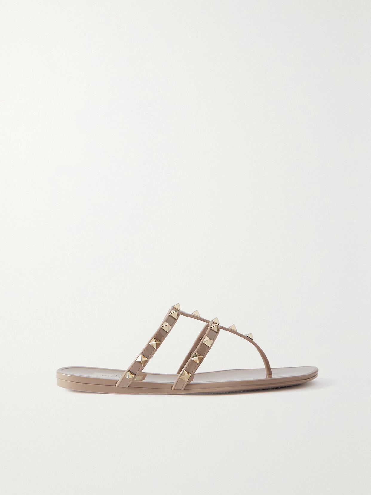 VALENTINO GARAVANI ROCKSTUD RUBBER SANDALS