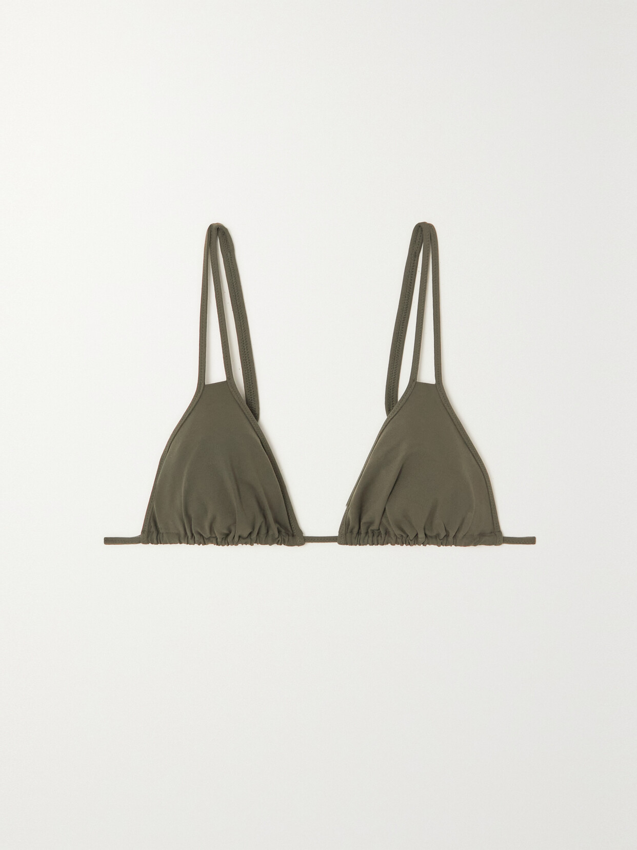 Eres Amazones Ficus Cutout Triangle Bikini Top - Green