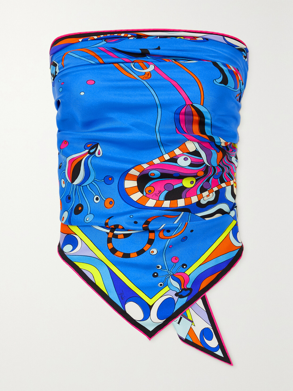 PUCCI Printed Silk-satin Scarf