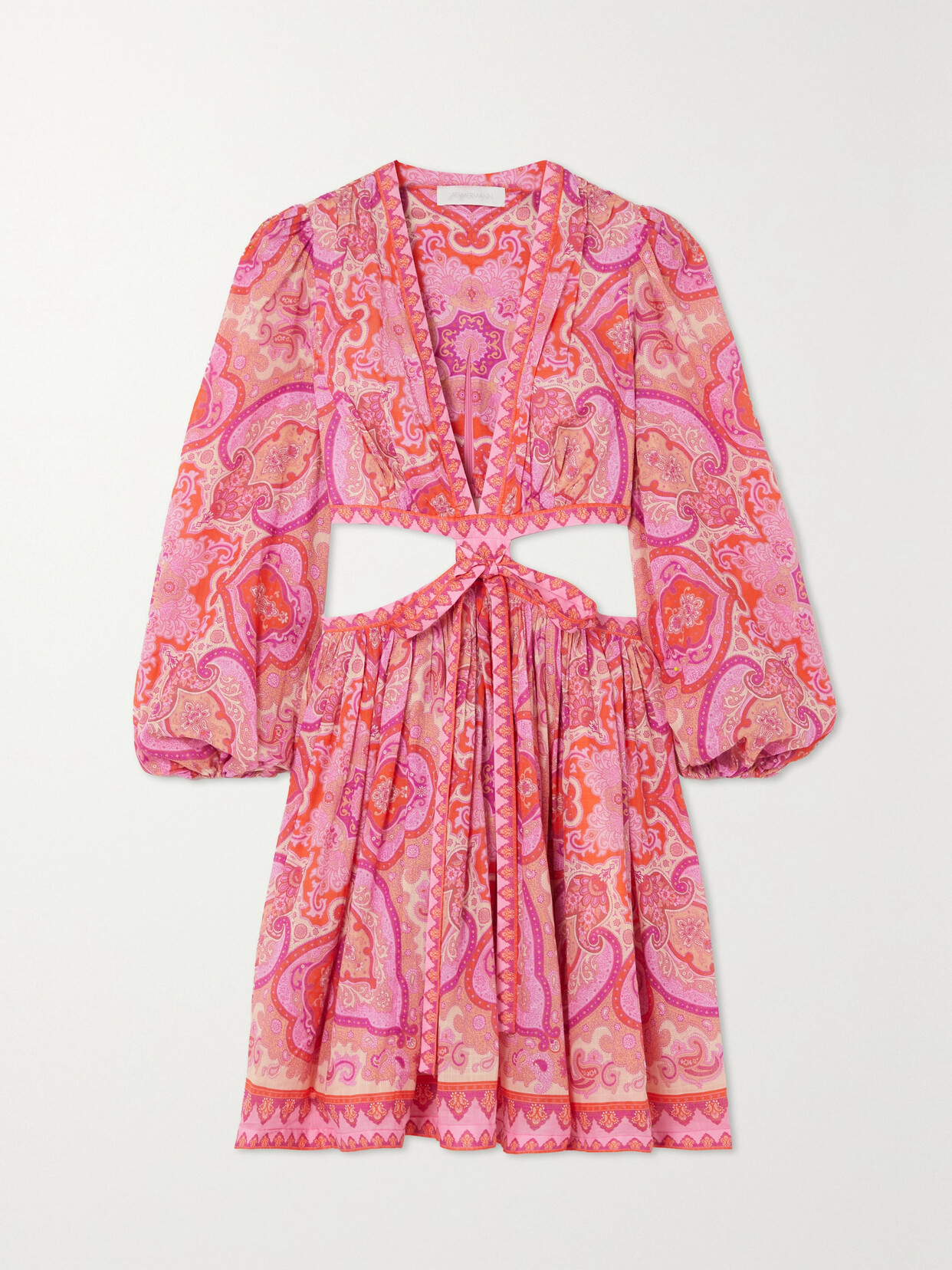 Zimmermann Halcyon Mini Dress In Unknown