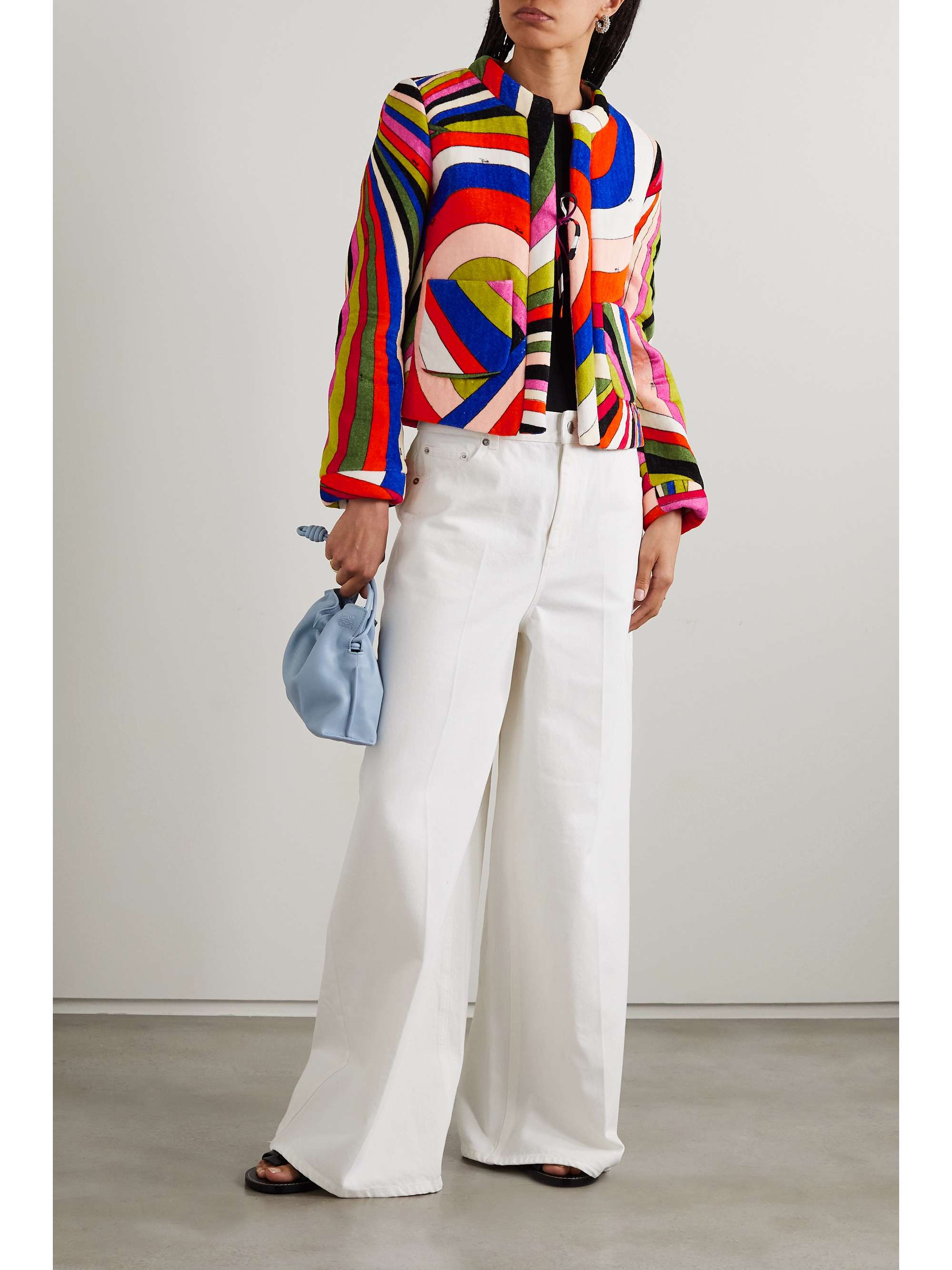 PUCCI Padded printed cotton-terry jacket | NET-A-PORTER