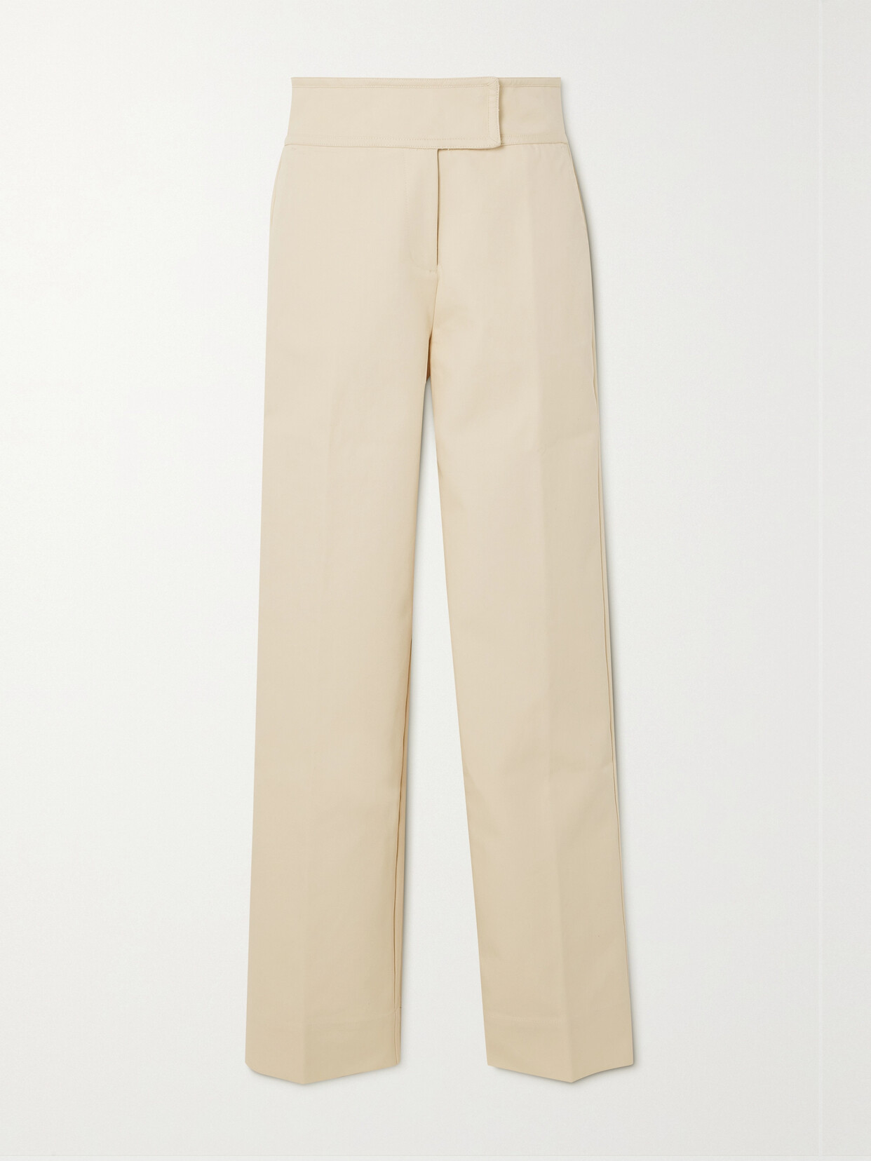 Cult Gaia - Mesa Cotton-twill Straight-leg Pants - Cream