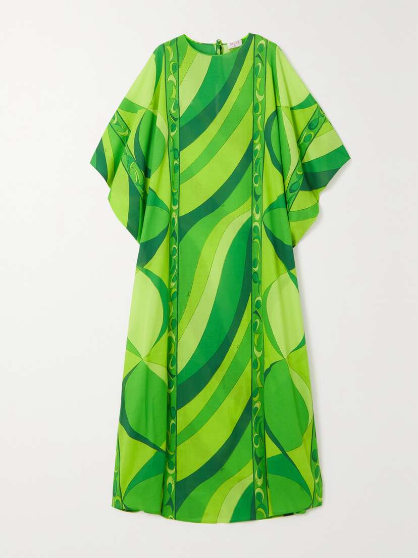 PUCCI Pesci Printed Cotton Kaftan