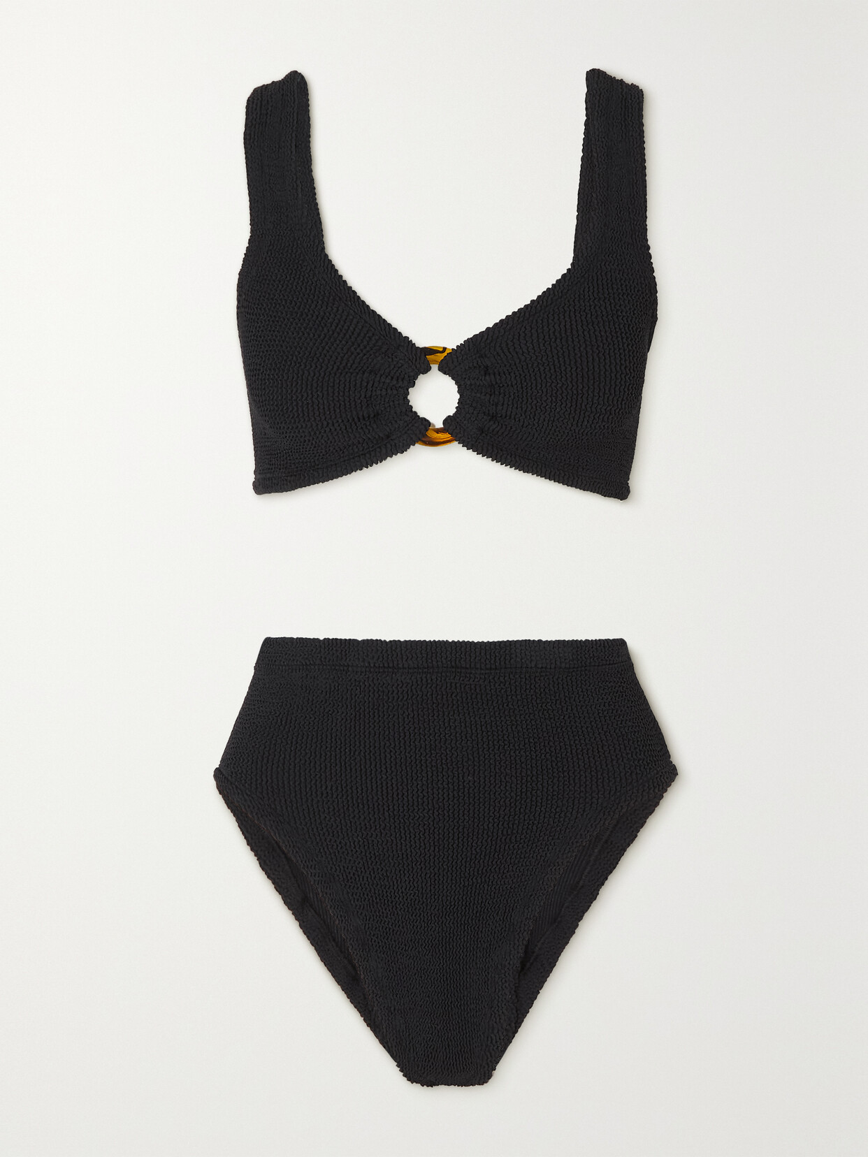 Hunza G Nadine Bikini Set In Black