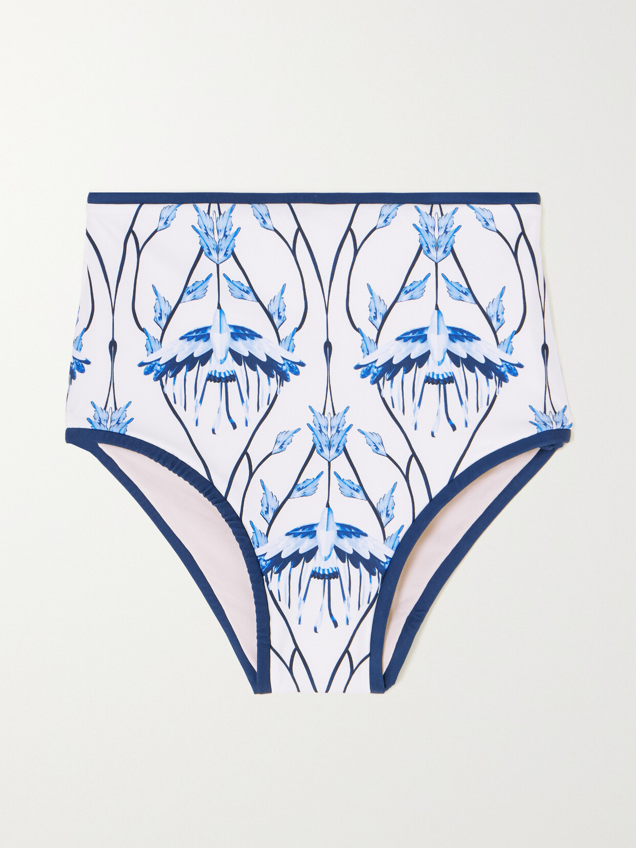 Agua by Agua Bendita - + Net Sustain Magenta Cometa Printed Recycled Bikini Briefs - White