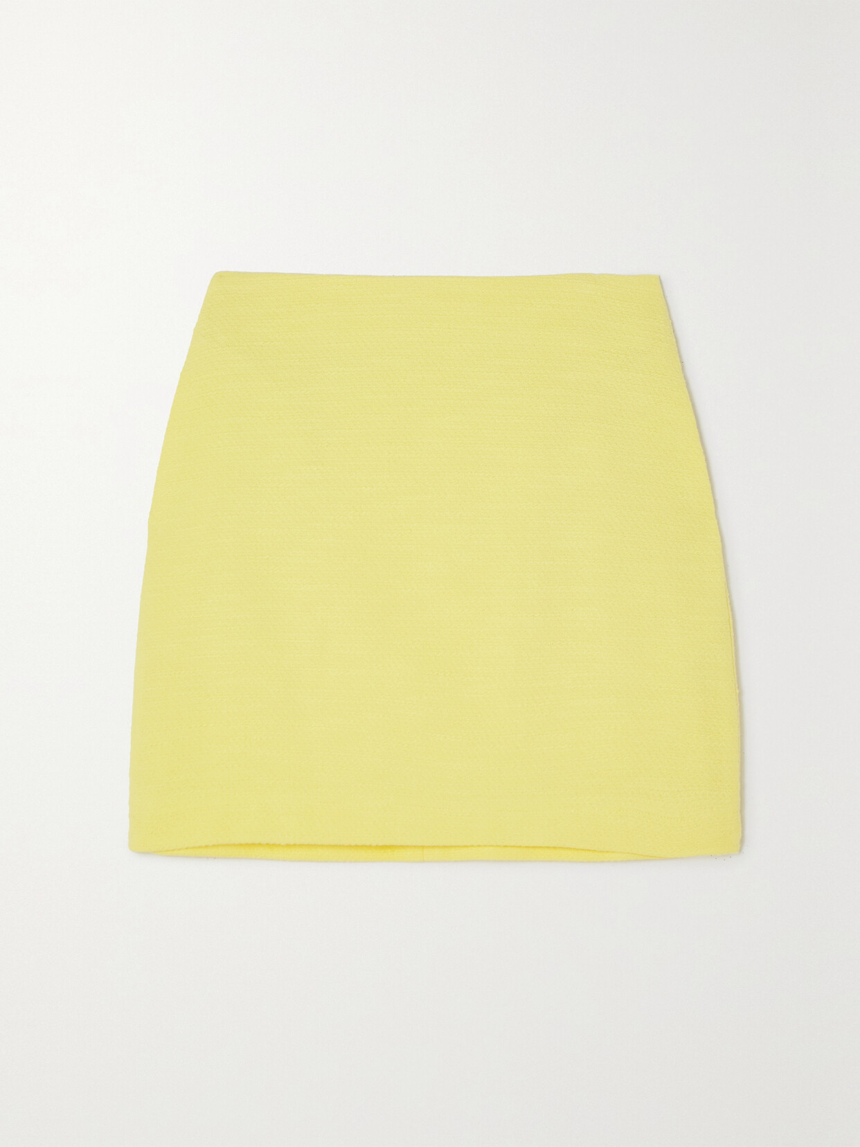 Lisa Marie Fernandez - + Net Sustain Cotton-blend Bouclé Mini Skirt - Yellow