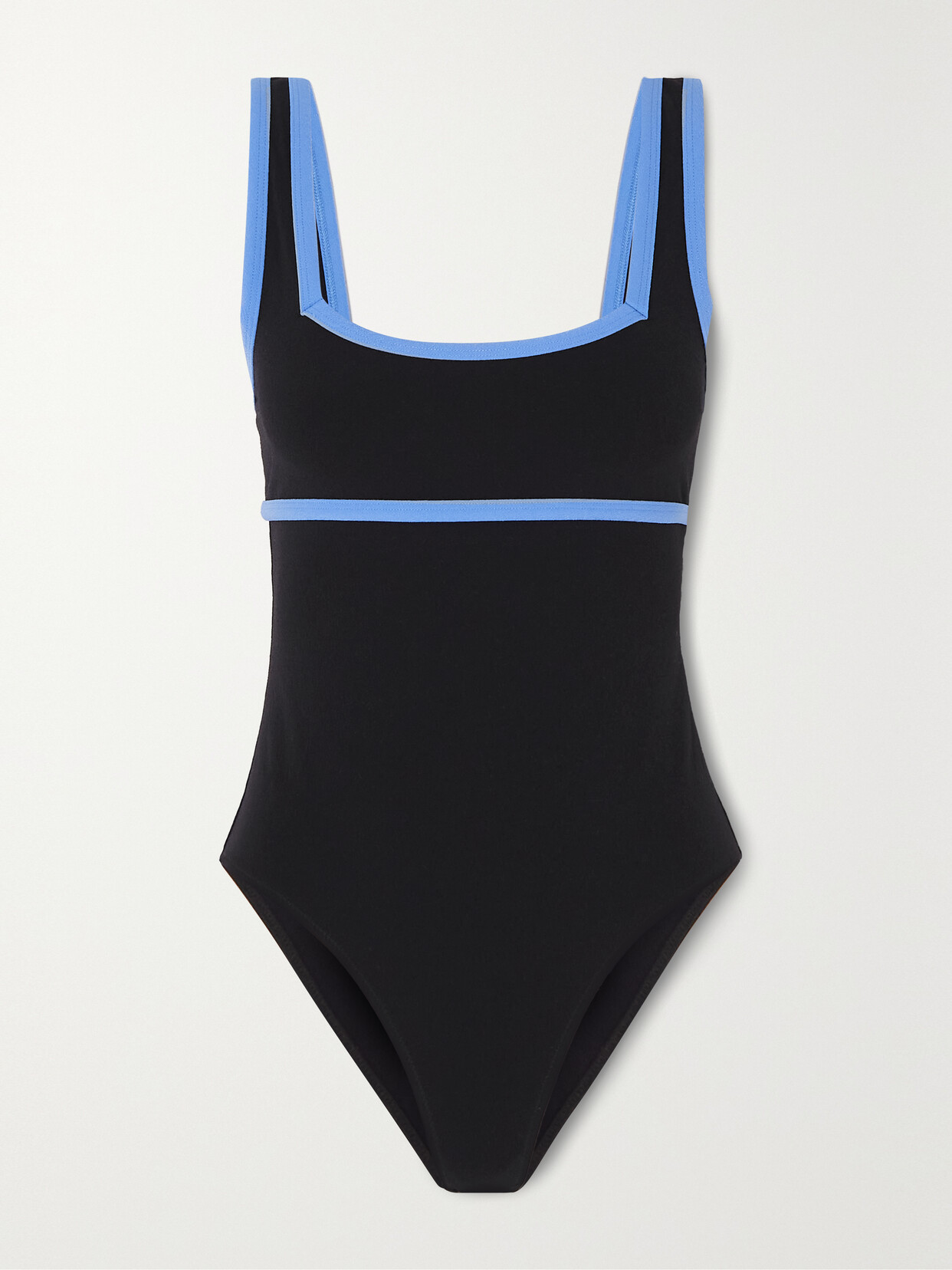 Lisa Marie Fernandez Sailor Stretch-crepe Swimsuit - Black