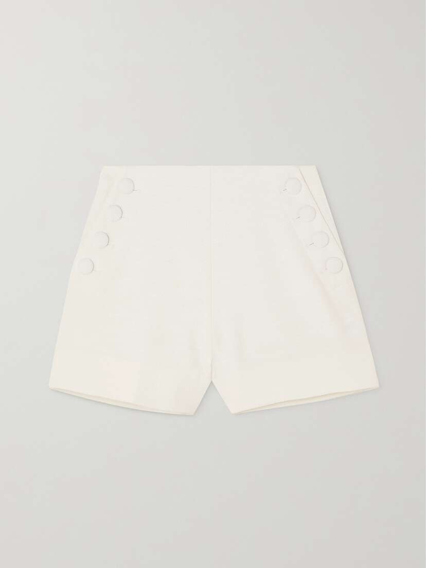 Lisa Marie Fernandez + Net Sustain Sailor Cotton-blend Bouclé Shorts