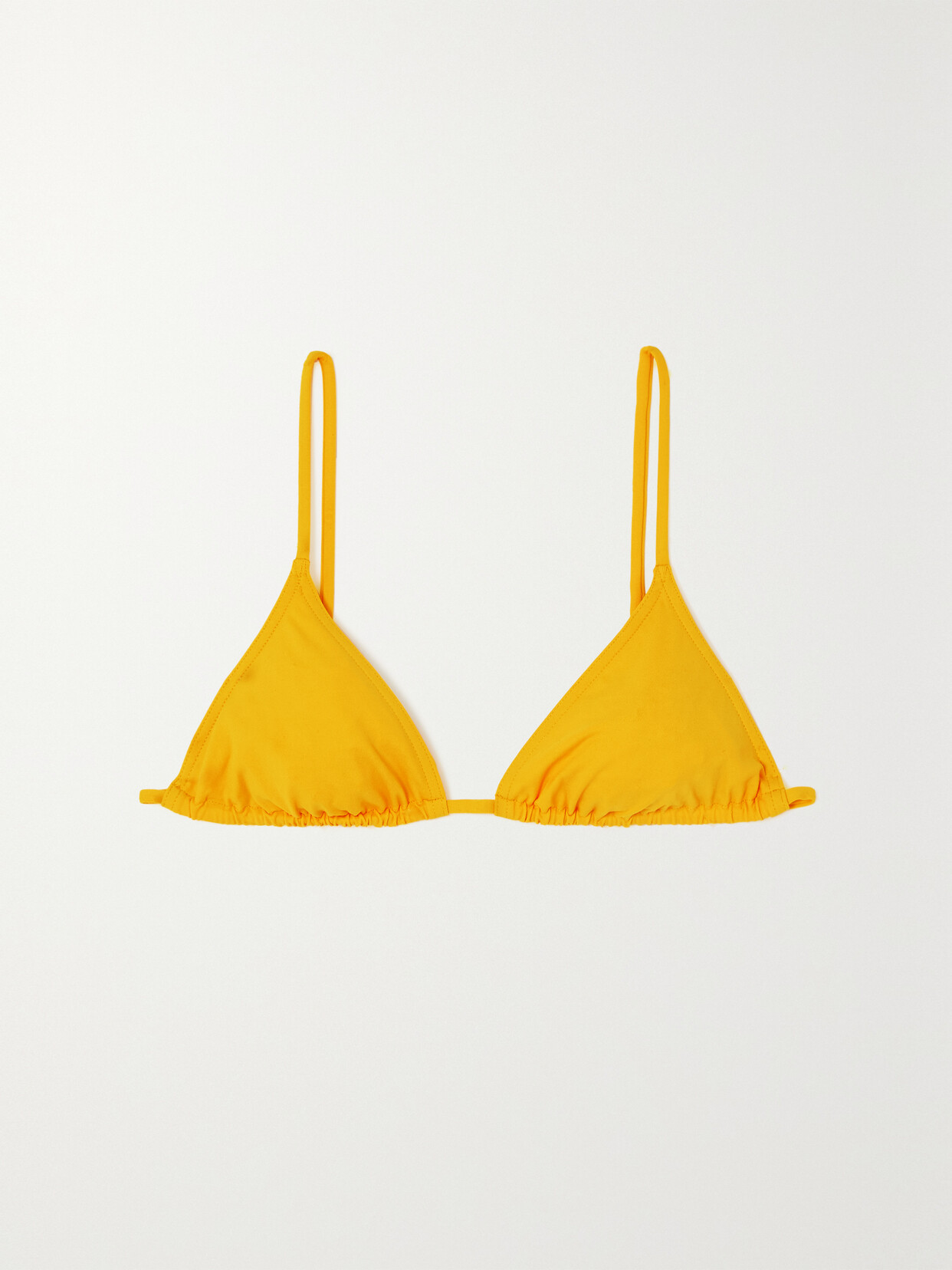 Eres Les Essentiels Mouna Triangle Bikini Top - Yellow