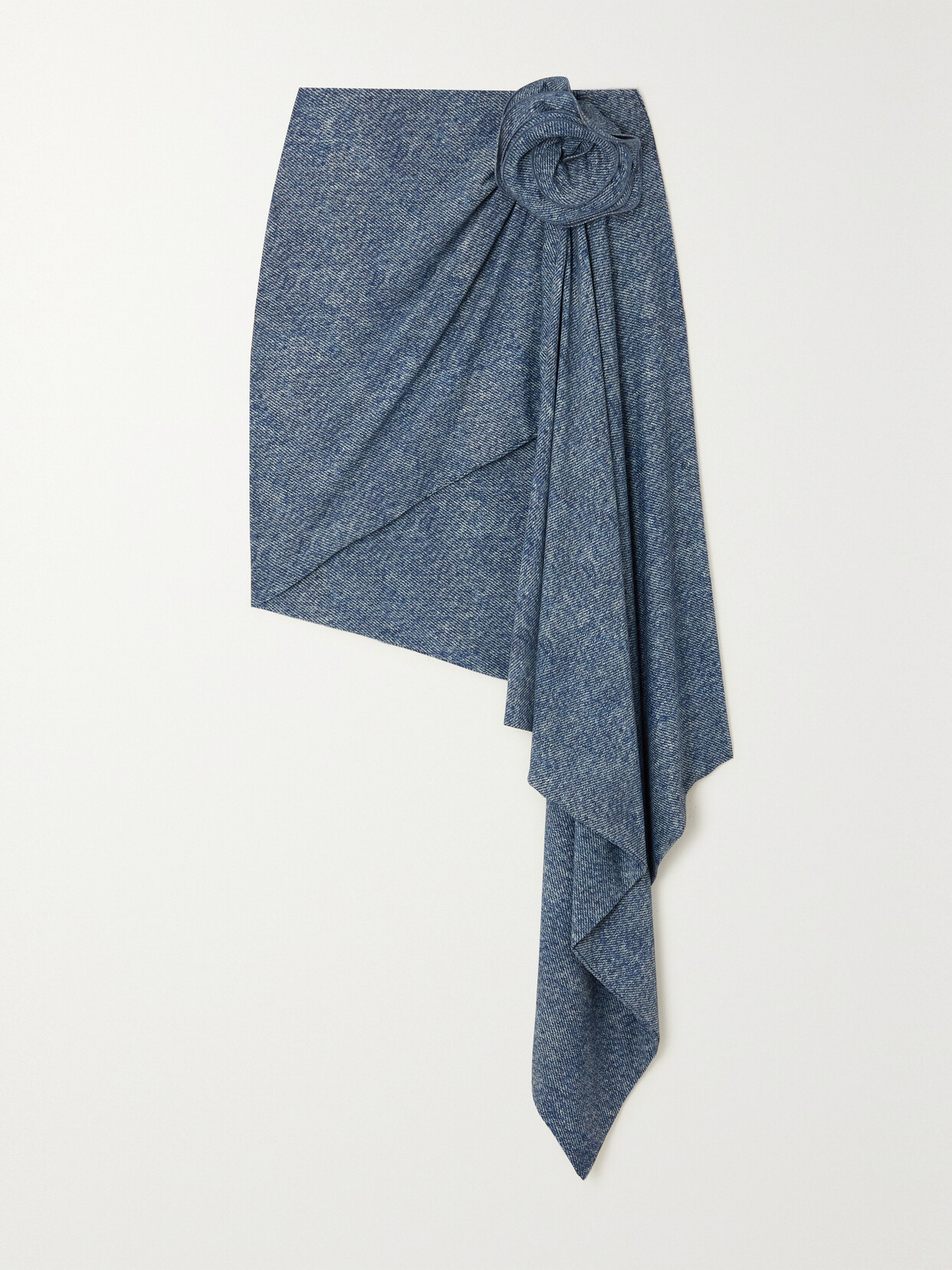 MAGDA BUTRYM APPLIQUÉD ASYMMETRIC JERSEY PAREO