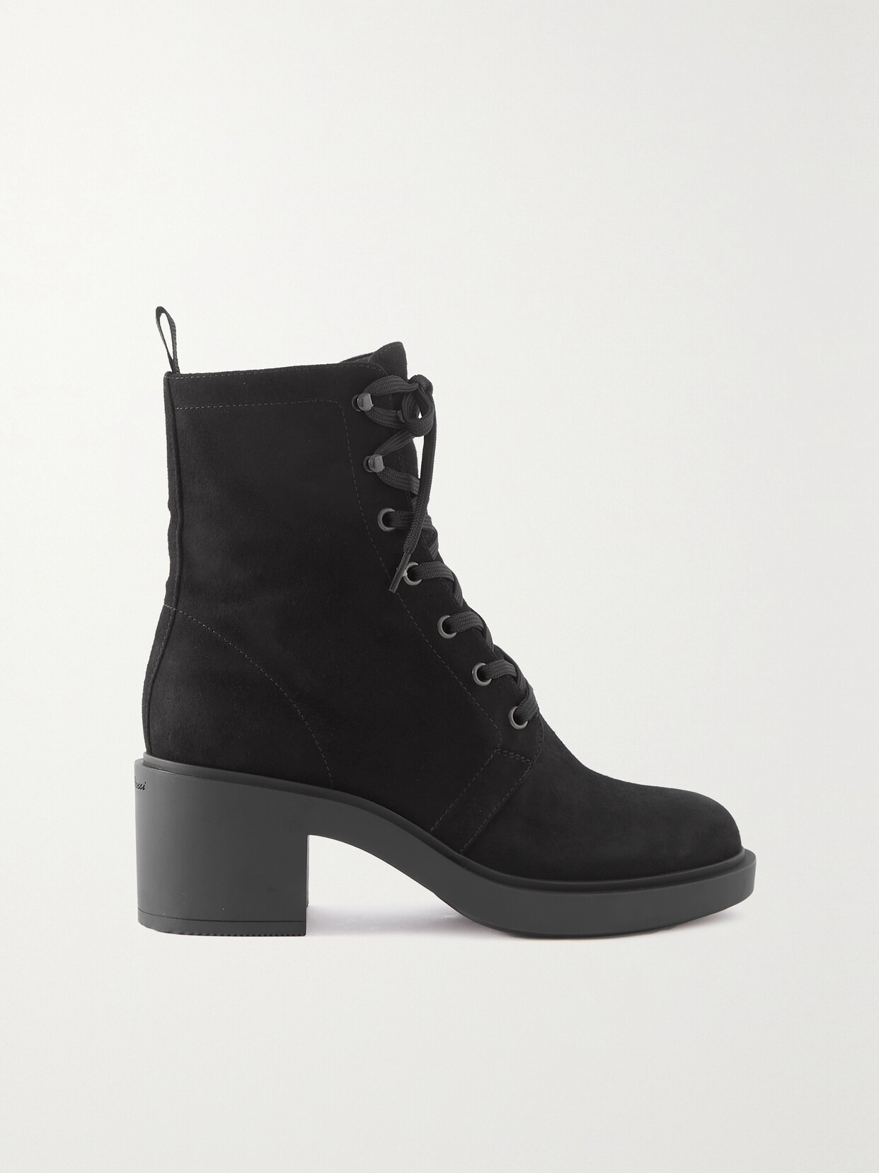 Gianvito Rossi Foster 45 Suede Ankle Boots - Black