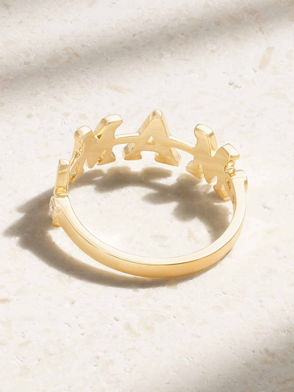 Yvonne Léon 9-karat Gold Diamond Ring In Gold