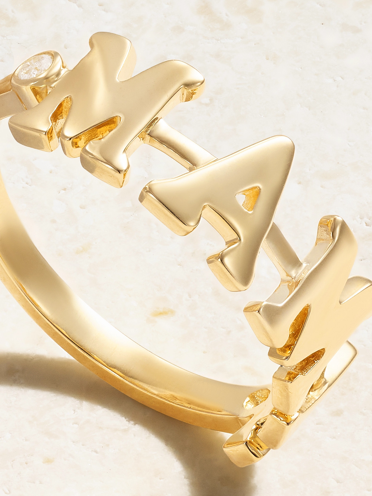 Yvonne Léon 9-karat Gold Diamond Ring In Gold