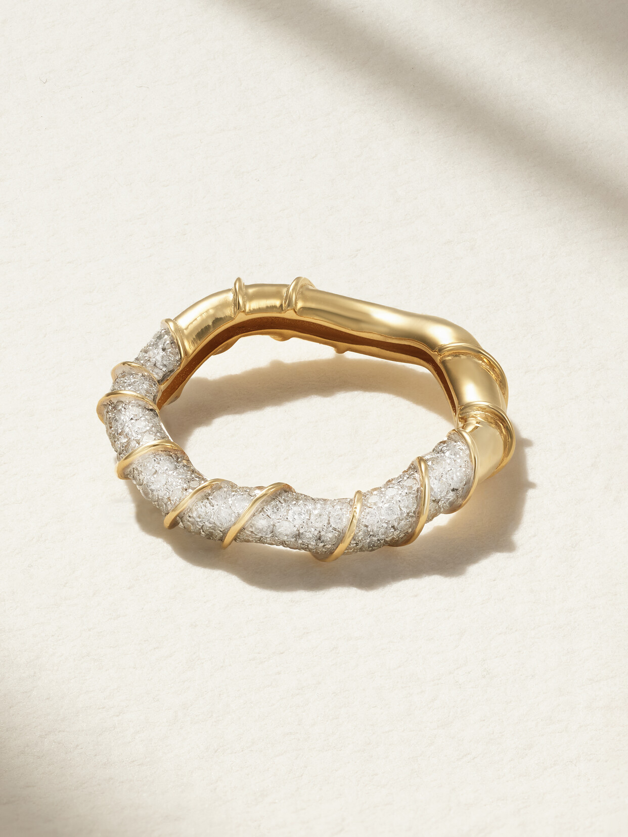 Yvonne Léon 18-karat Gold Diamond Ring In Gold