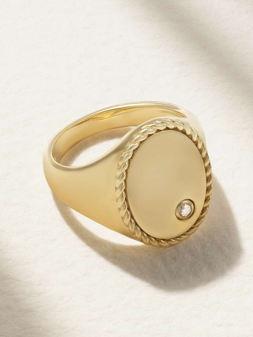 Yvonne Léon 9-karat Gold Diamond Ring