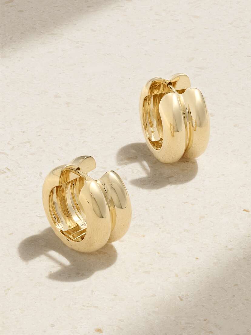 Yvonne Léon 9-karat Gold Hoop Earrings
