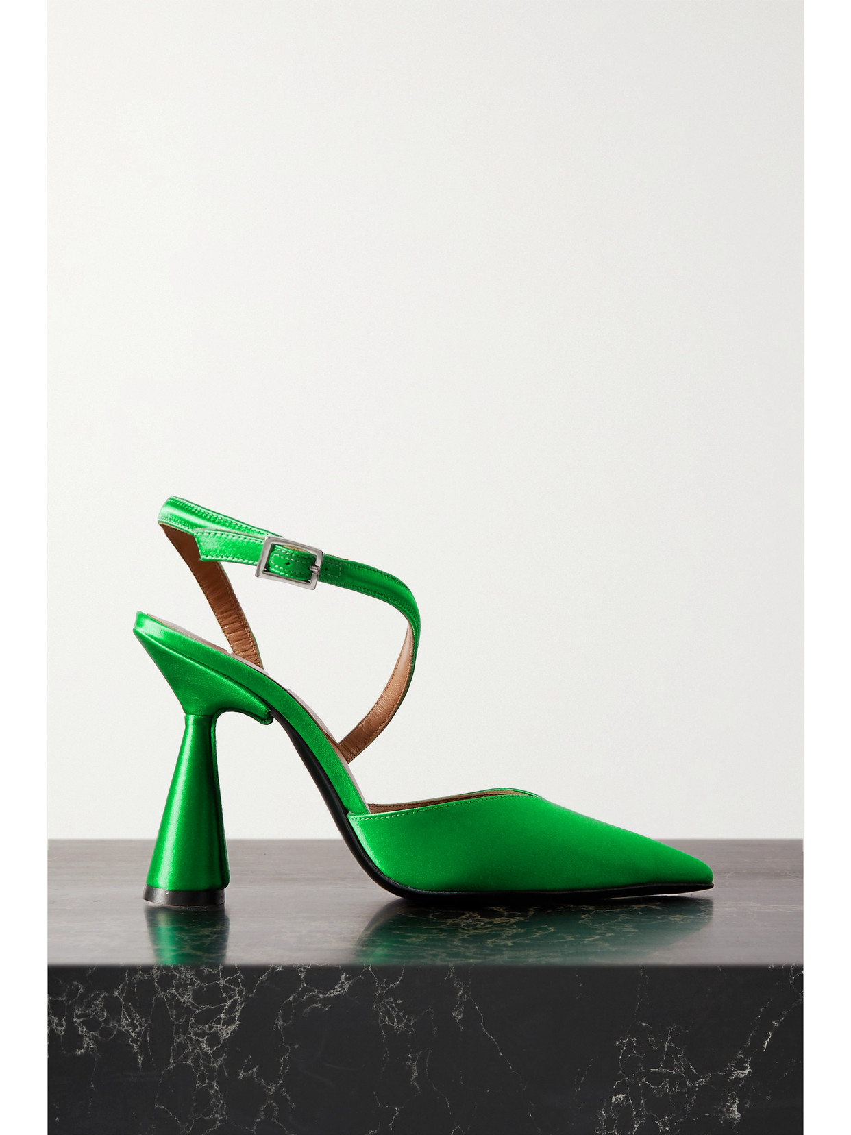 D’Accori D'Accori - Arya Satin Pumps - Green