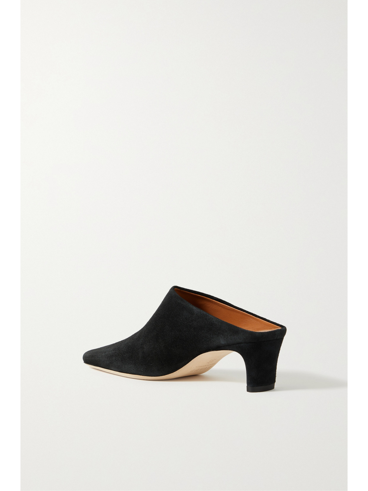 Staud Wally Suede Mules In Black
