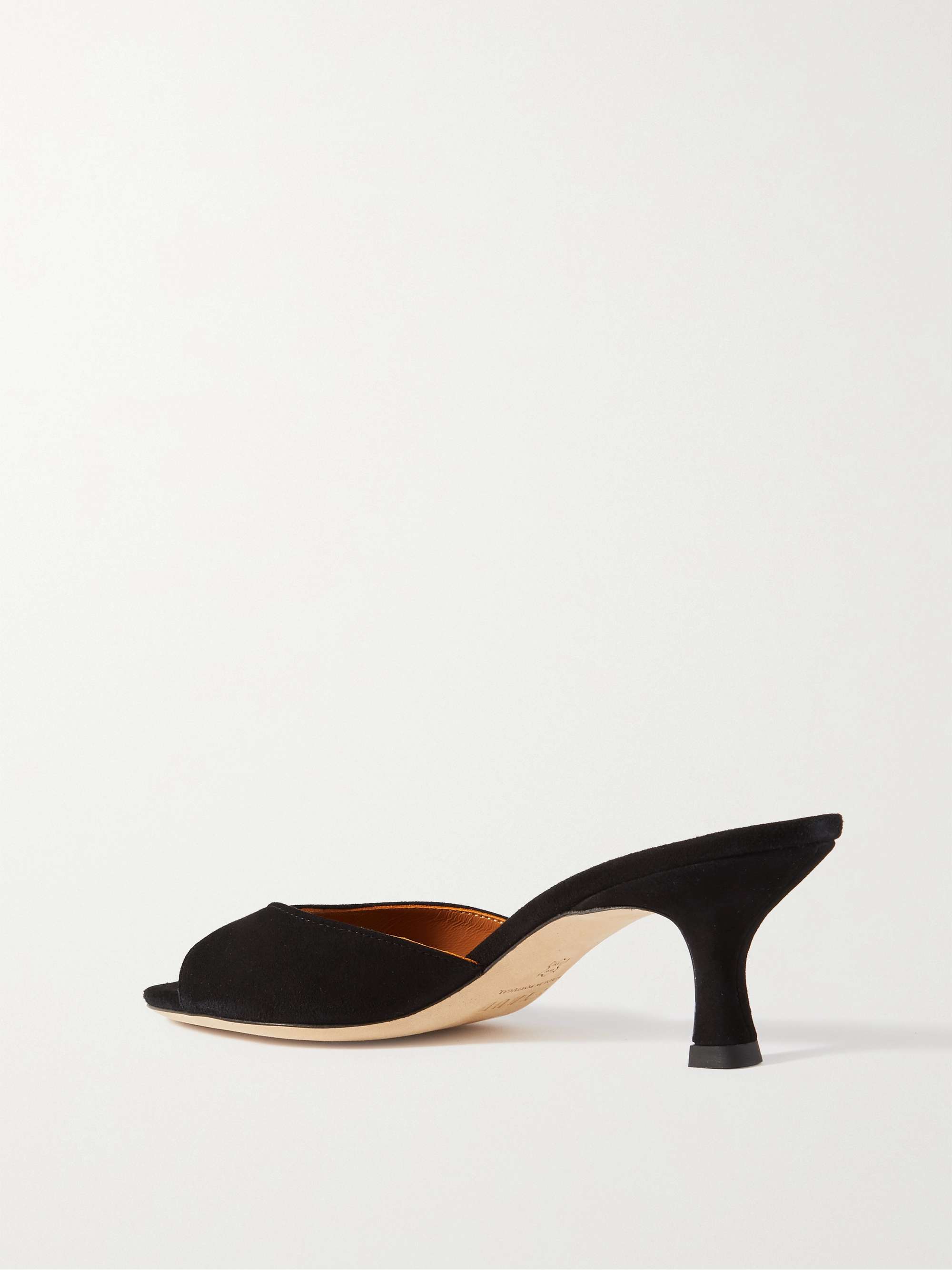 STAUD Brigitte suede mules | NET-A-PORTER