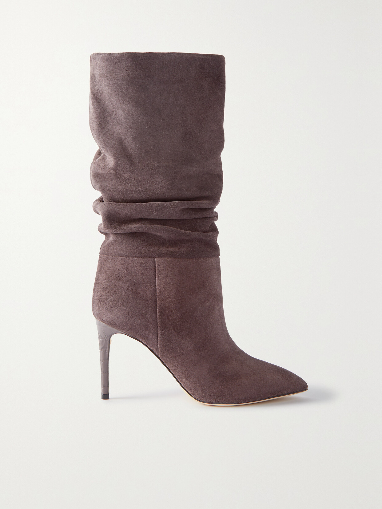 Paris Texas - Slouchy 85 Suede Boots - Gray