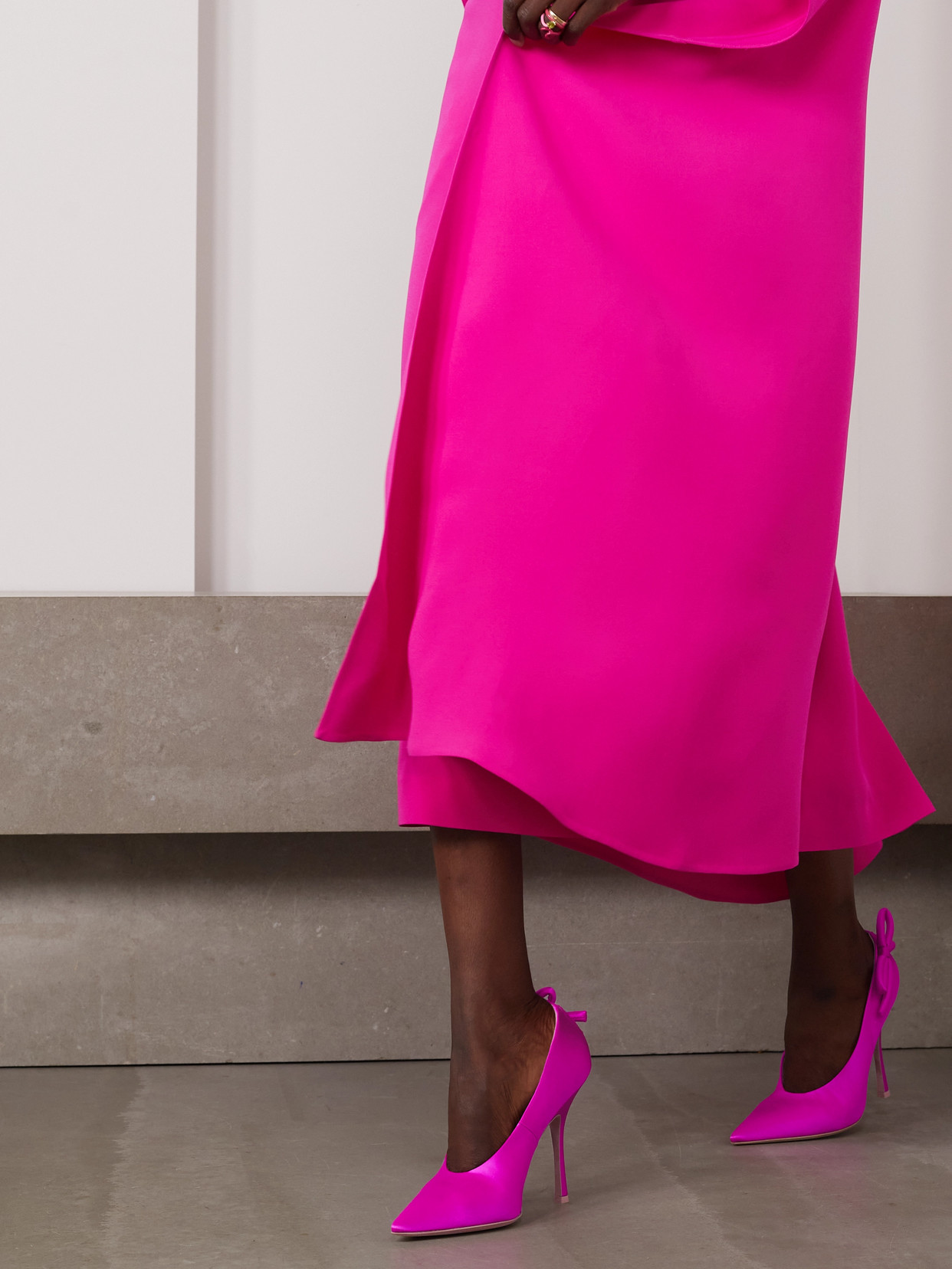 Garavani - Nite-Out 110 Bow-Detailed Cutout Pumps