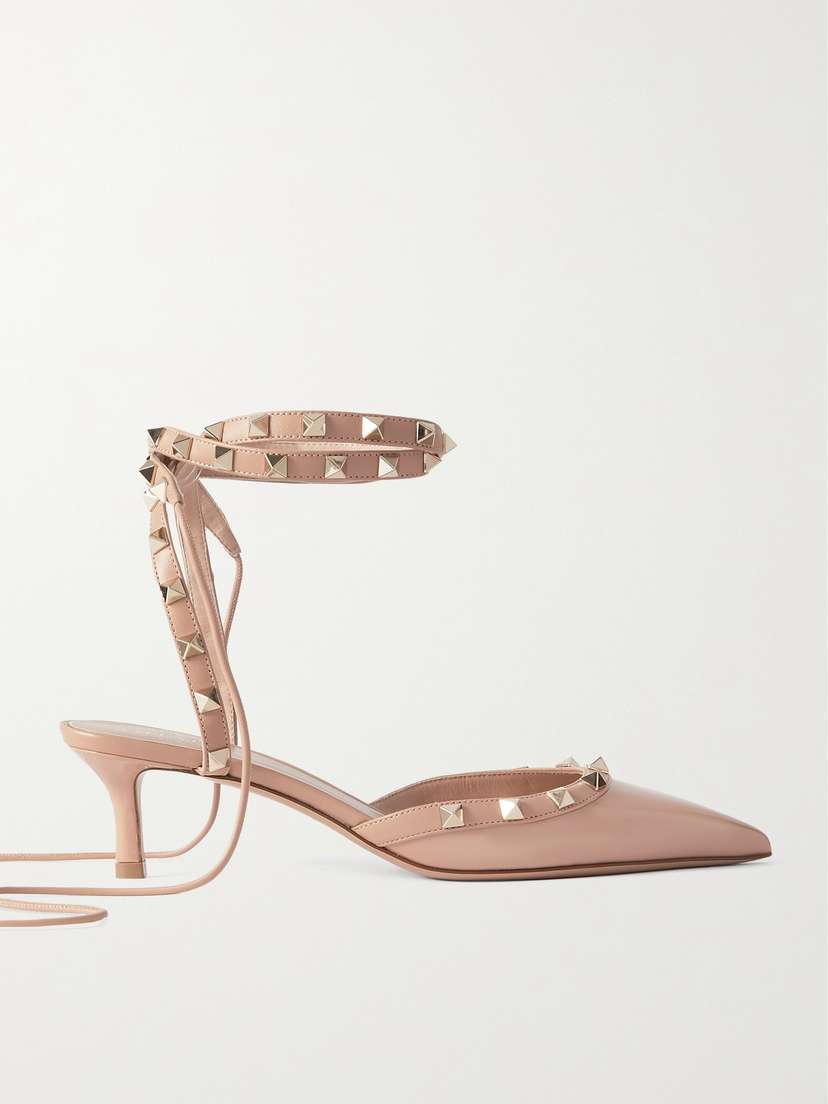 Valentino Garavani Rockstud 50 Patent-leather Pumps