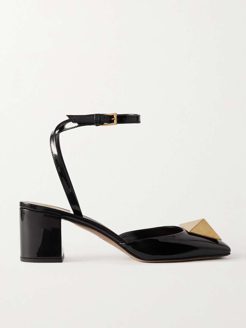 Valentino Garavani One Stud 60 Patent-leather Pumps