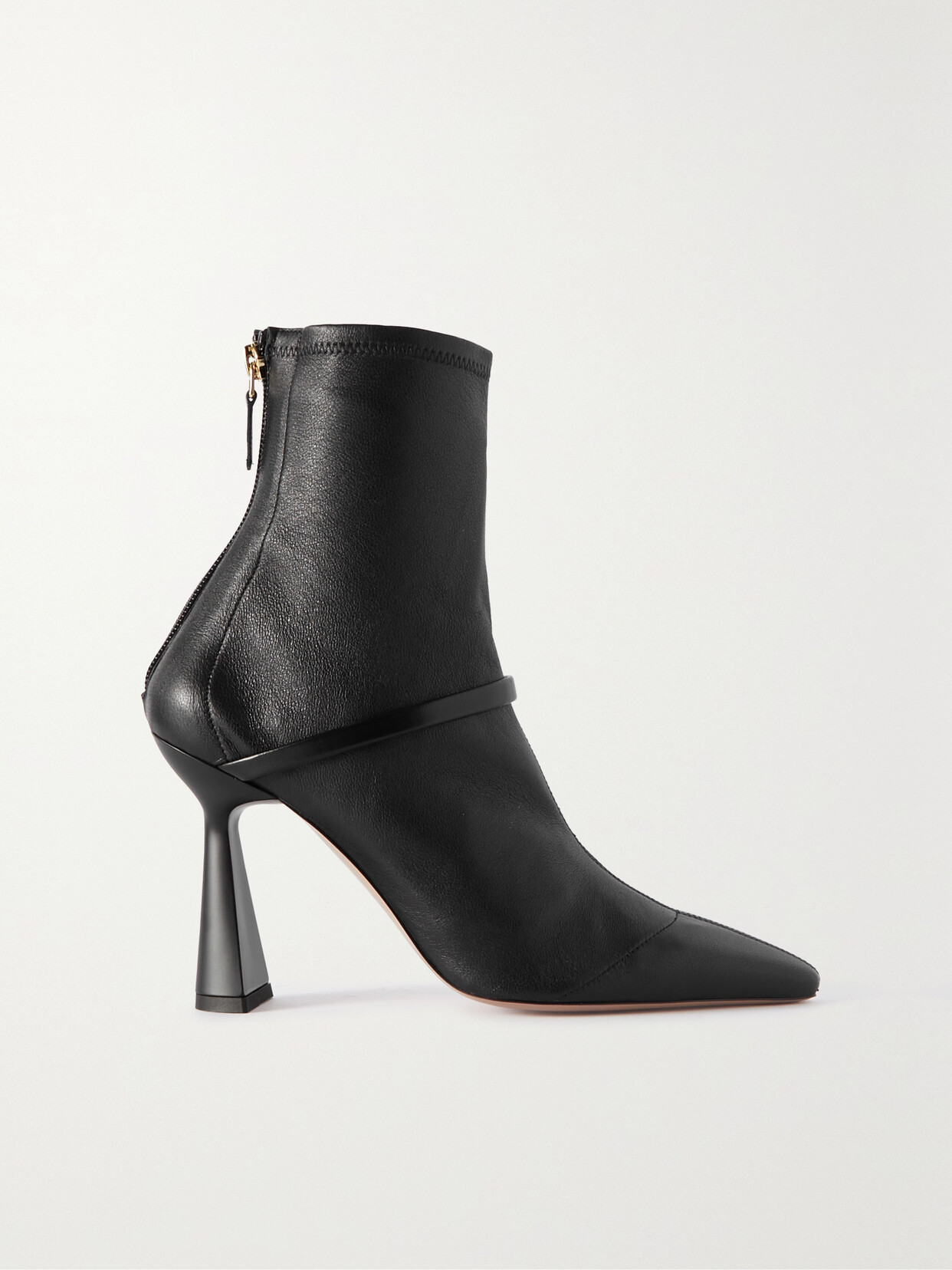 Malone Souliers - Oliana 95 Leather Ankle Boots - Black