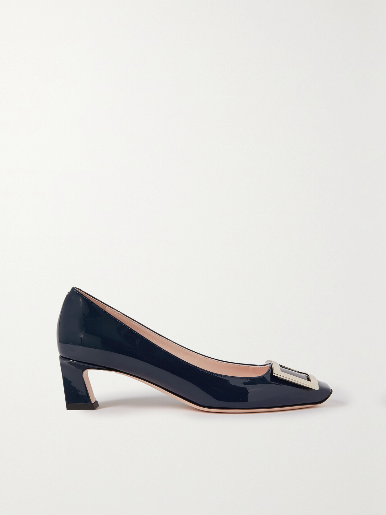 Roger Vivier - Decollete Trompette Patent-leather Pumps - Blue