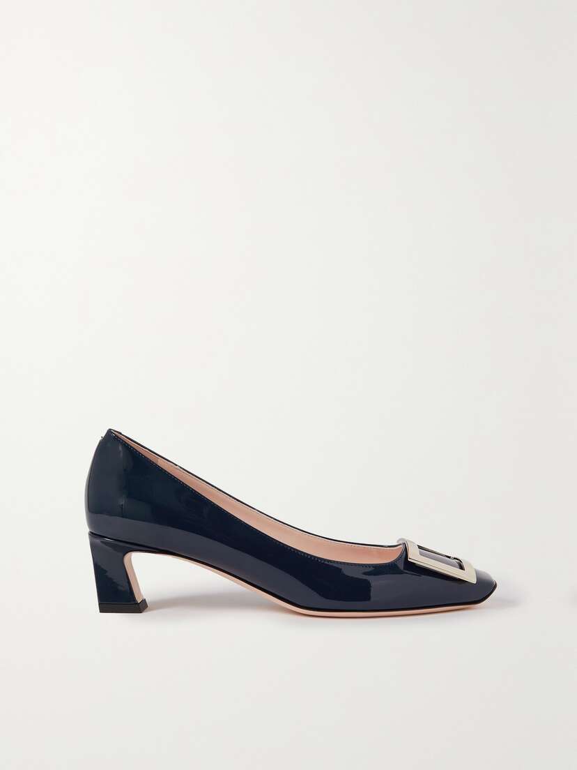 Roger Vivier Decollete Trompette 45 Patent-leather Pumps