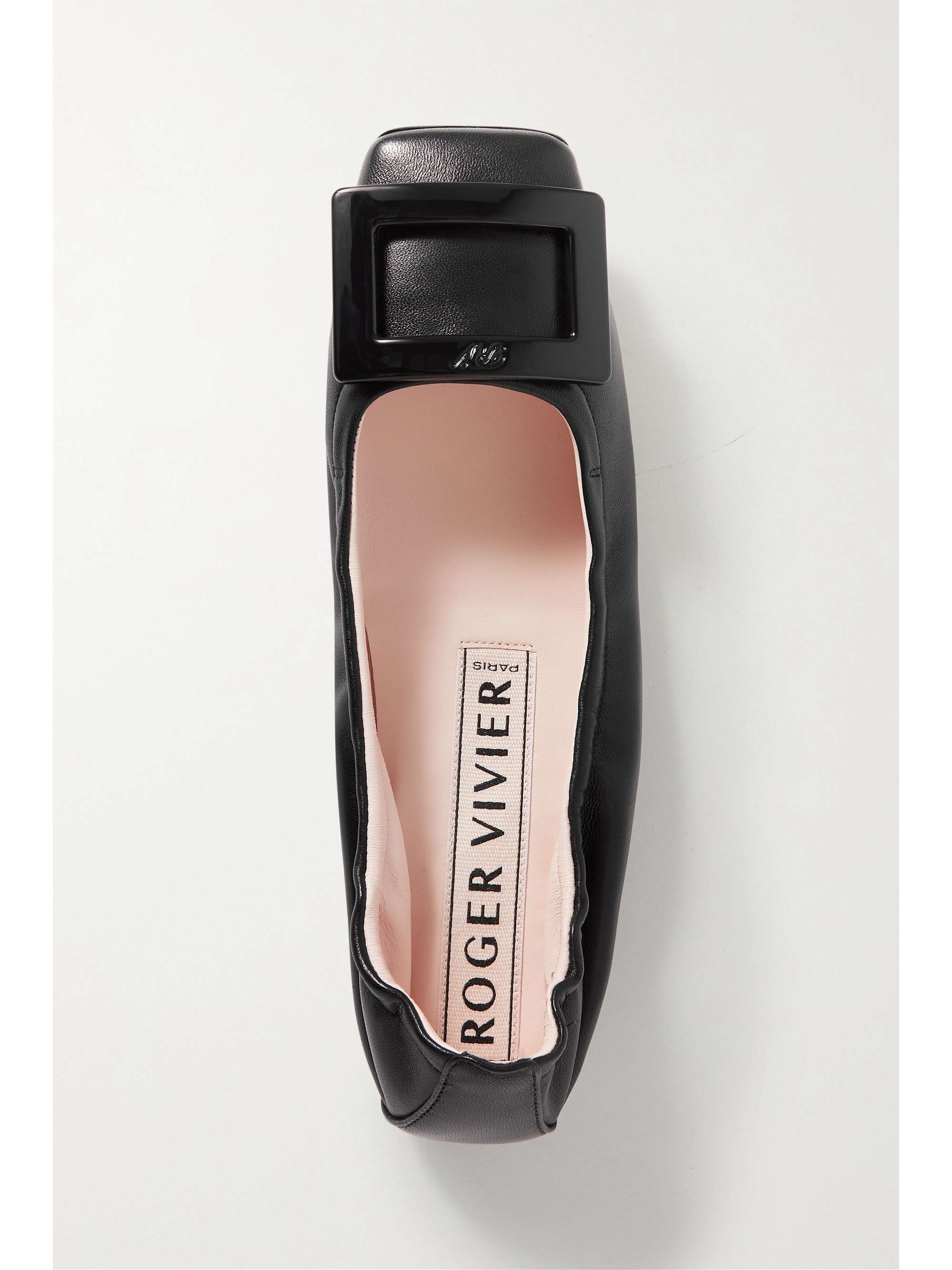Viv Pockette leather ballet flats black IT34.5