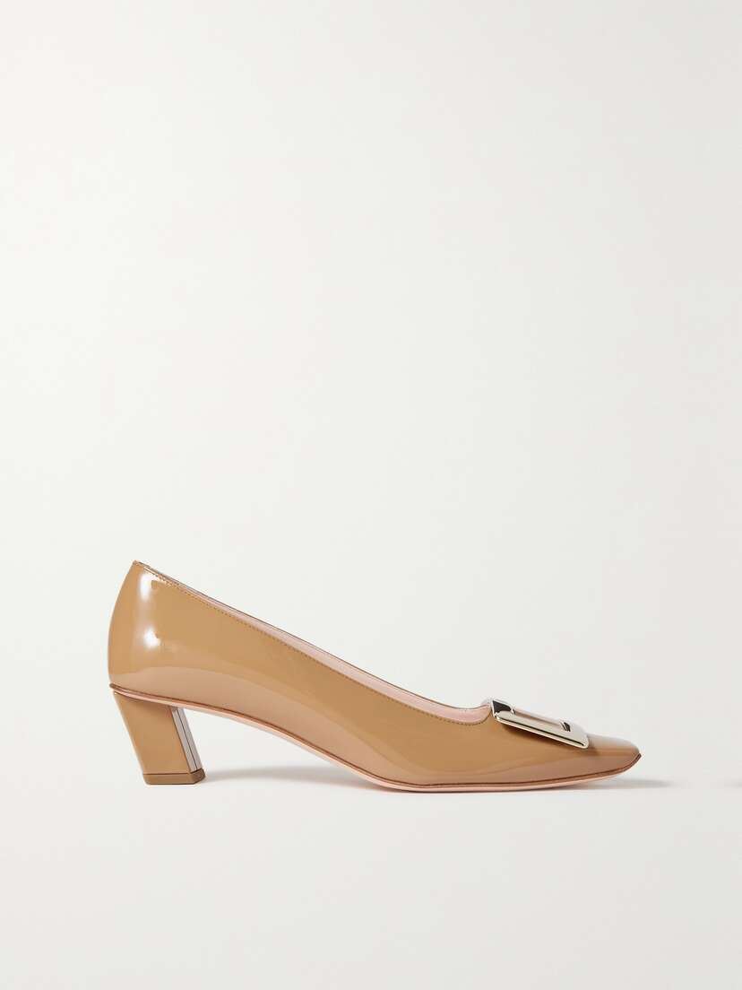 Roger Vivier Belle Vivier 45 Patent-leather Pumps