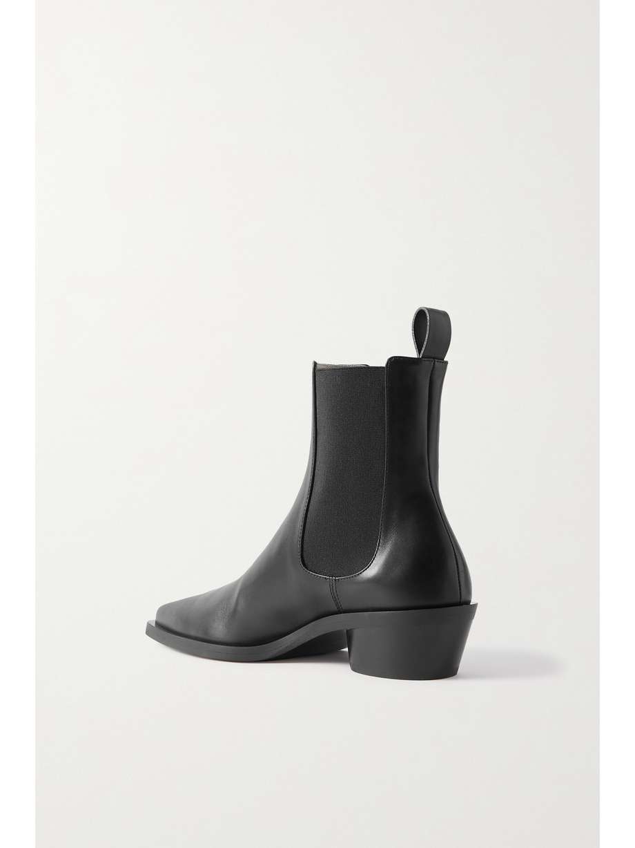 proenza schouler topstitched leather chelsea boots