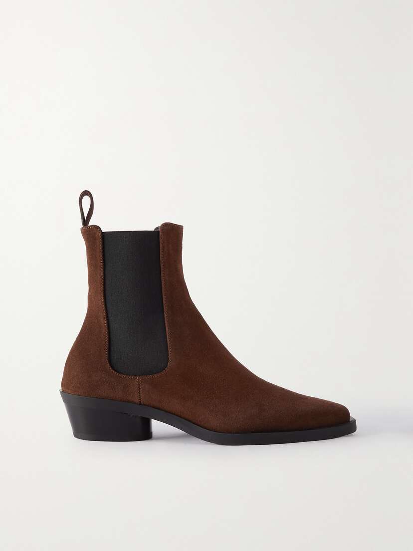 Proenza Schouler Bronco Suede Chelsea Boots