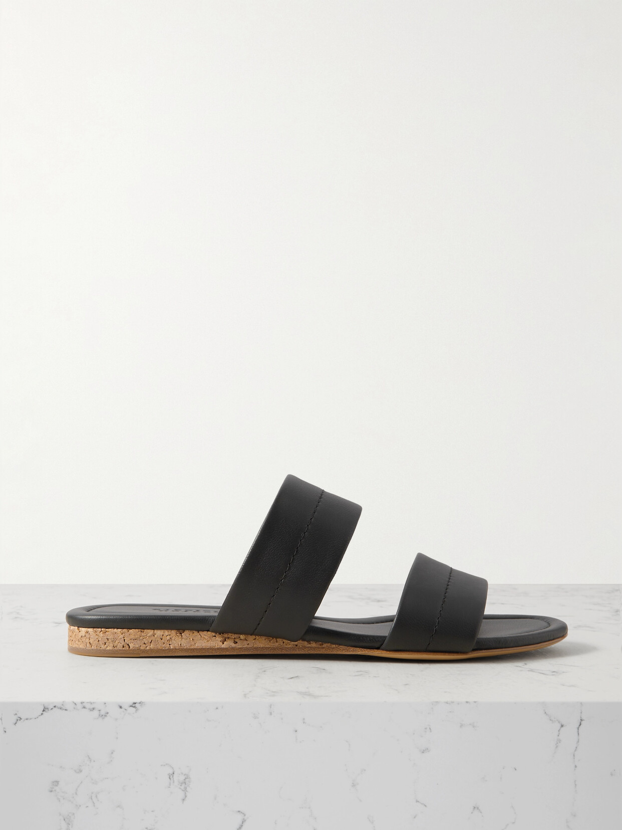 Gabriela Hearst - Lora Leather Slides - Black