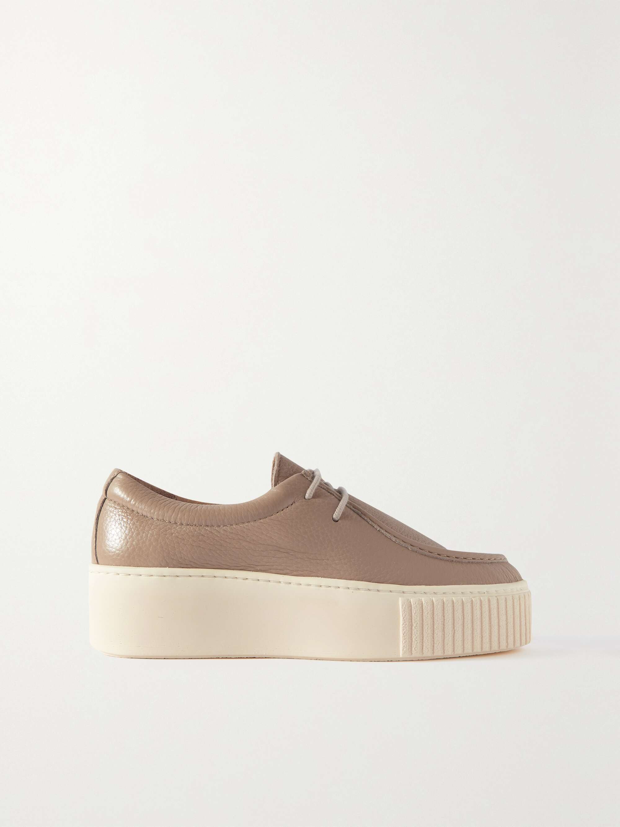 GABRIELA HEARST Fontaina leather platform sneakers | NET-A-PORTER