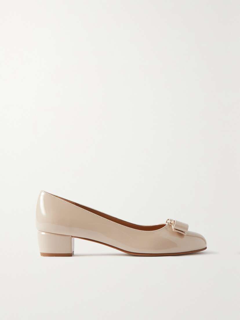 Ferragamo Vara Patent-leather Pumps