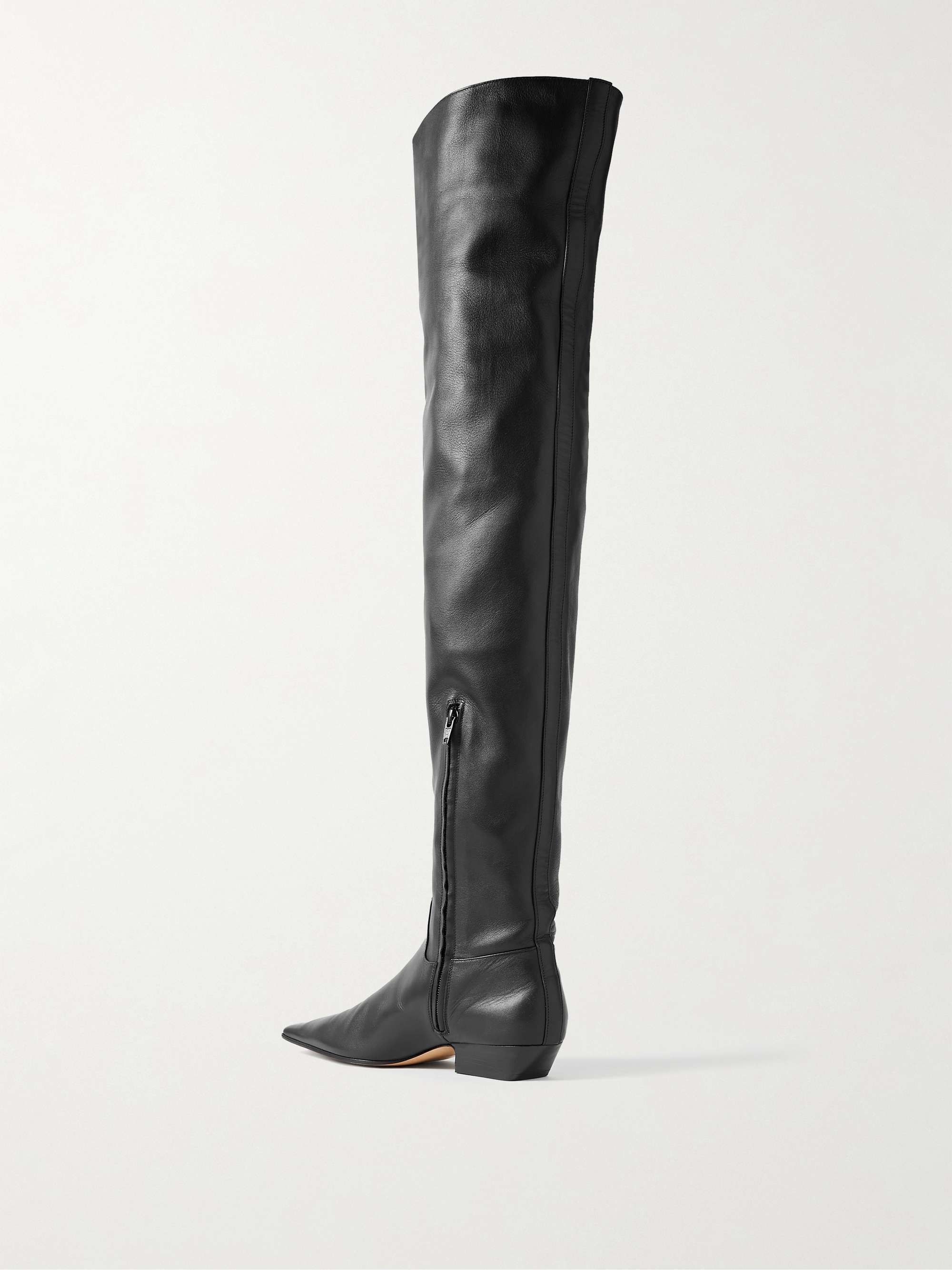 KHAITE Marfa leather over-the-knee boots | NET-A-PORTER