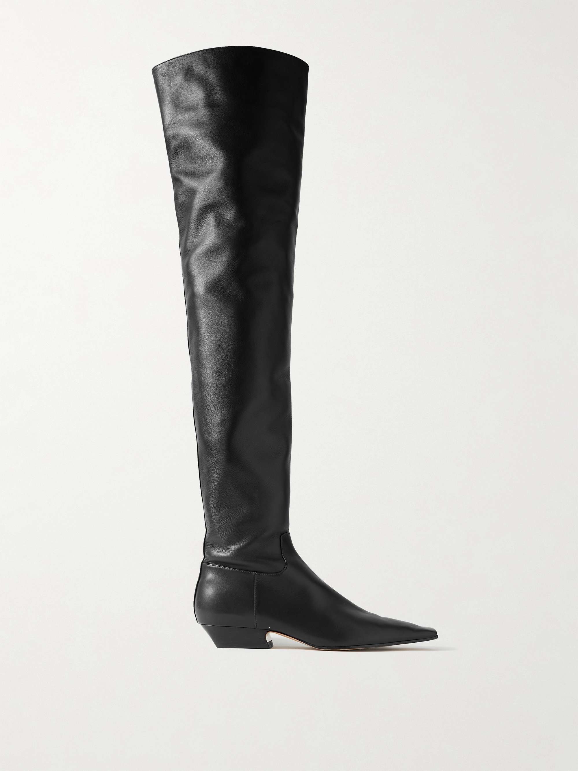 KHAITE Marfa leather over-the-knee boots | NET-A-PORTER