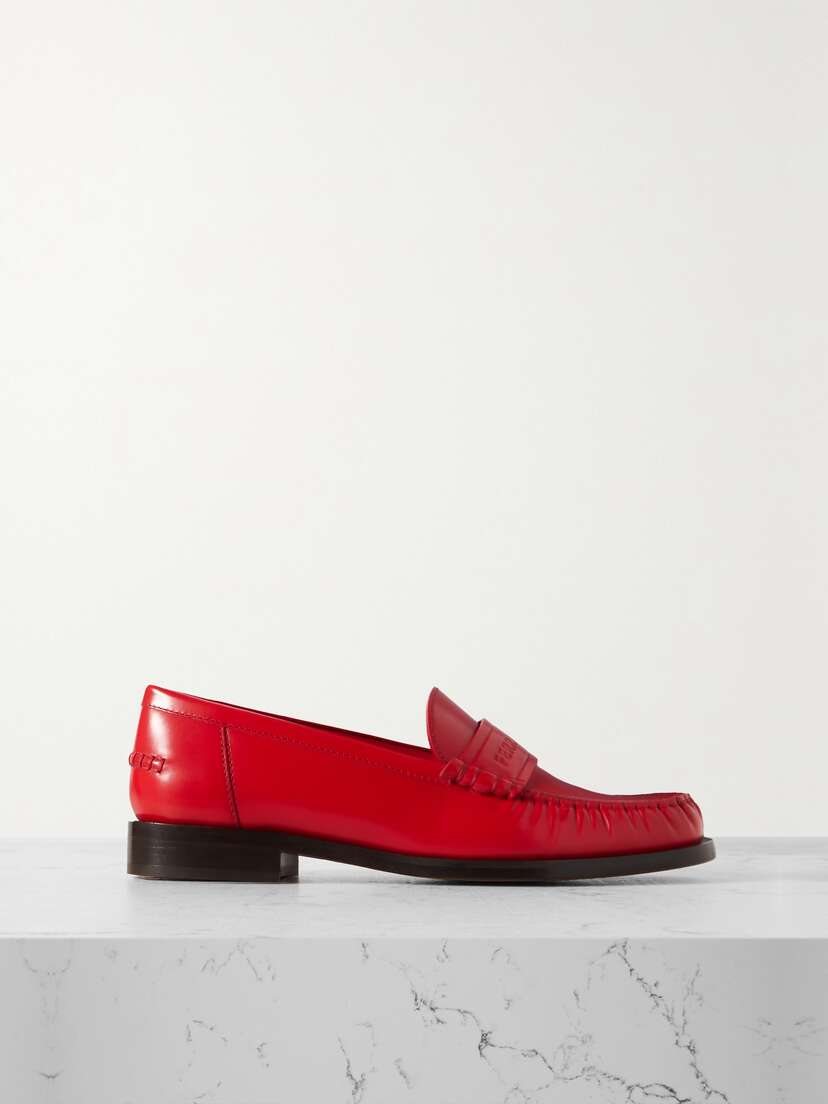 Ferragamo Irina Logo-debossed Leather Loafers