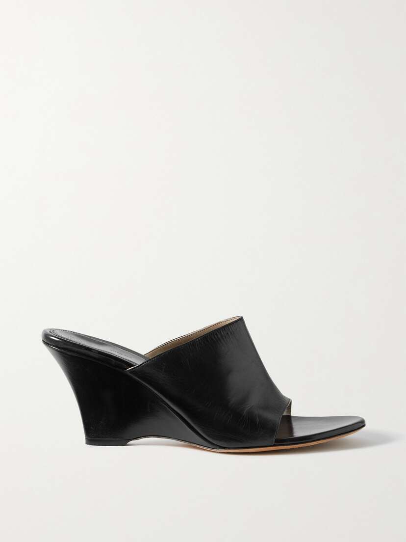 Khaite Marion Leather Mules