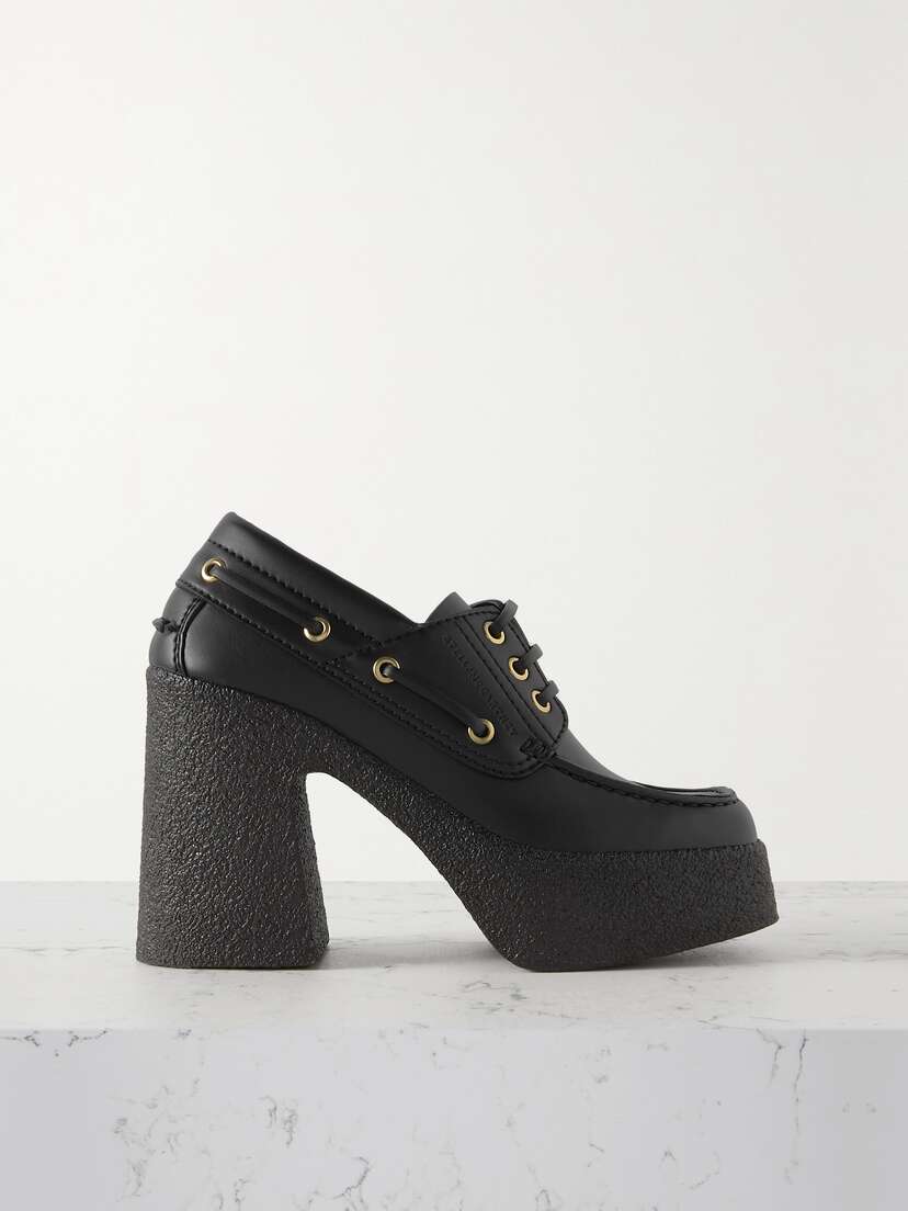 Stella McCartney + Net Sustain Skyla Vegetarian Leather Platform Loafers