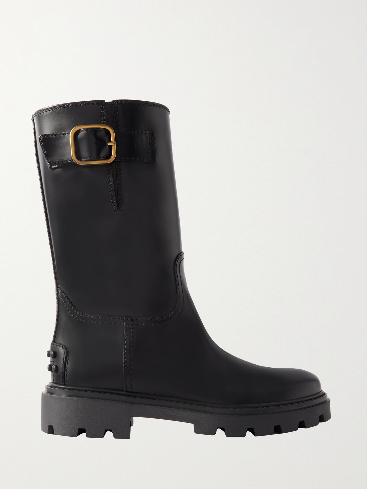 Tod's - Buckled Leather Boots - Black