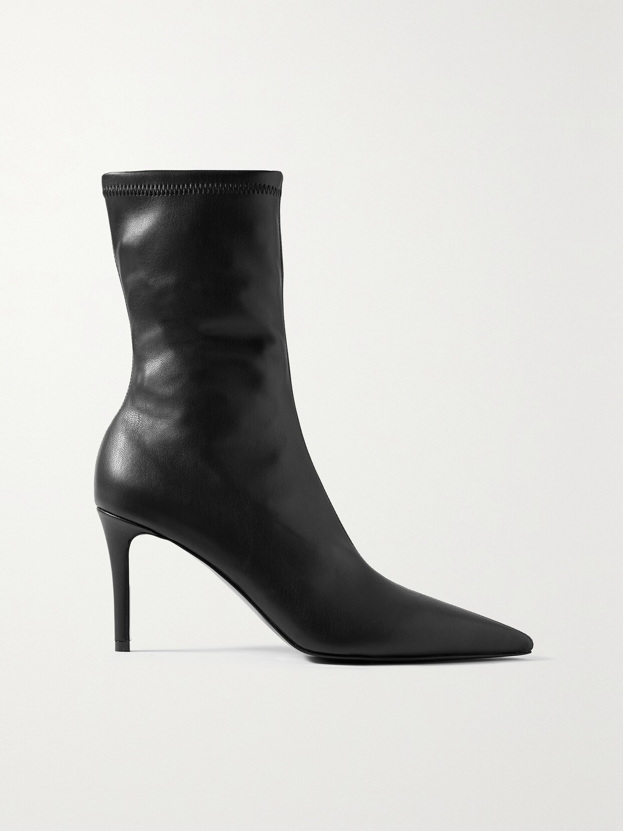 Stella McCartney - + Net Sustain Iconic Faux Leather Ankle Boots - Black