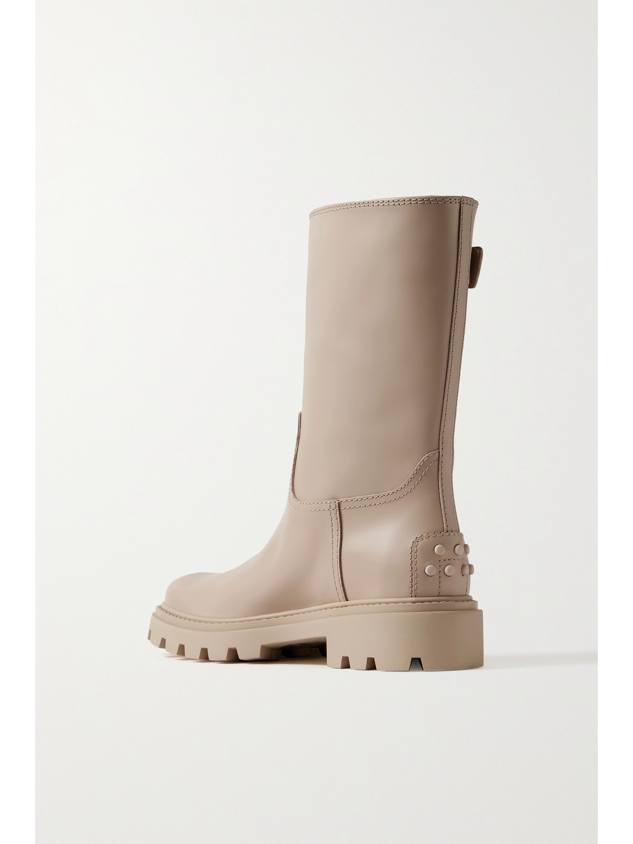 Buckled Leather Boots