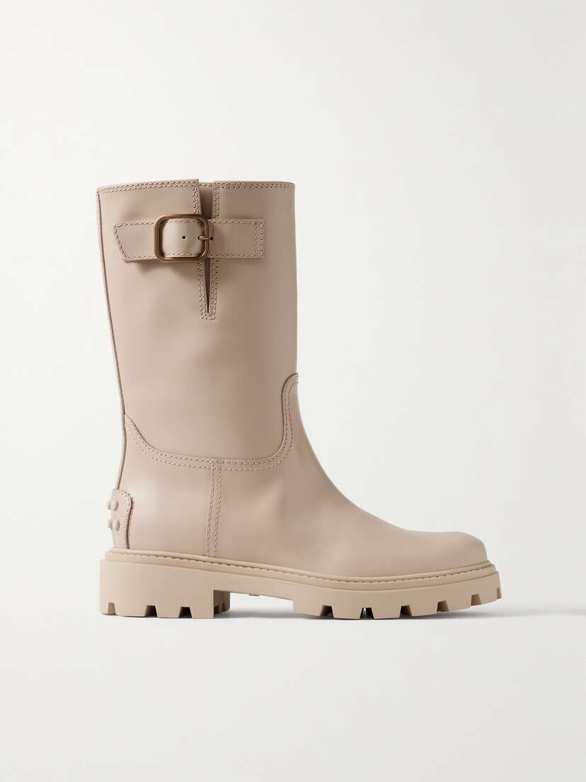 Tod's Buckled Leather Boots