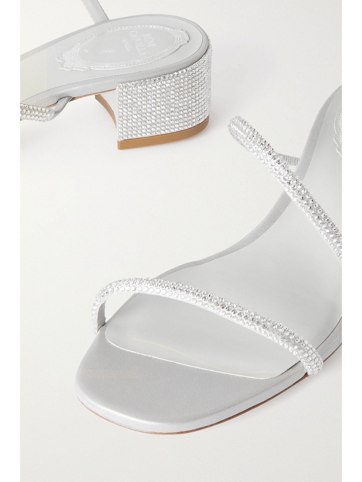 René Caovilla - Cleo Crystal-Embellished Sandals