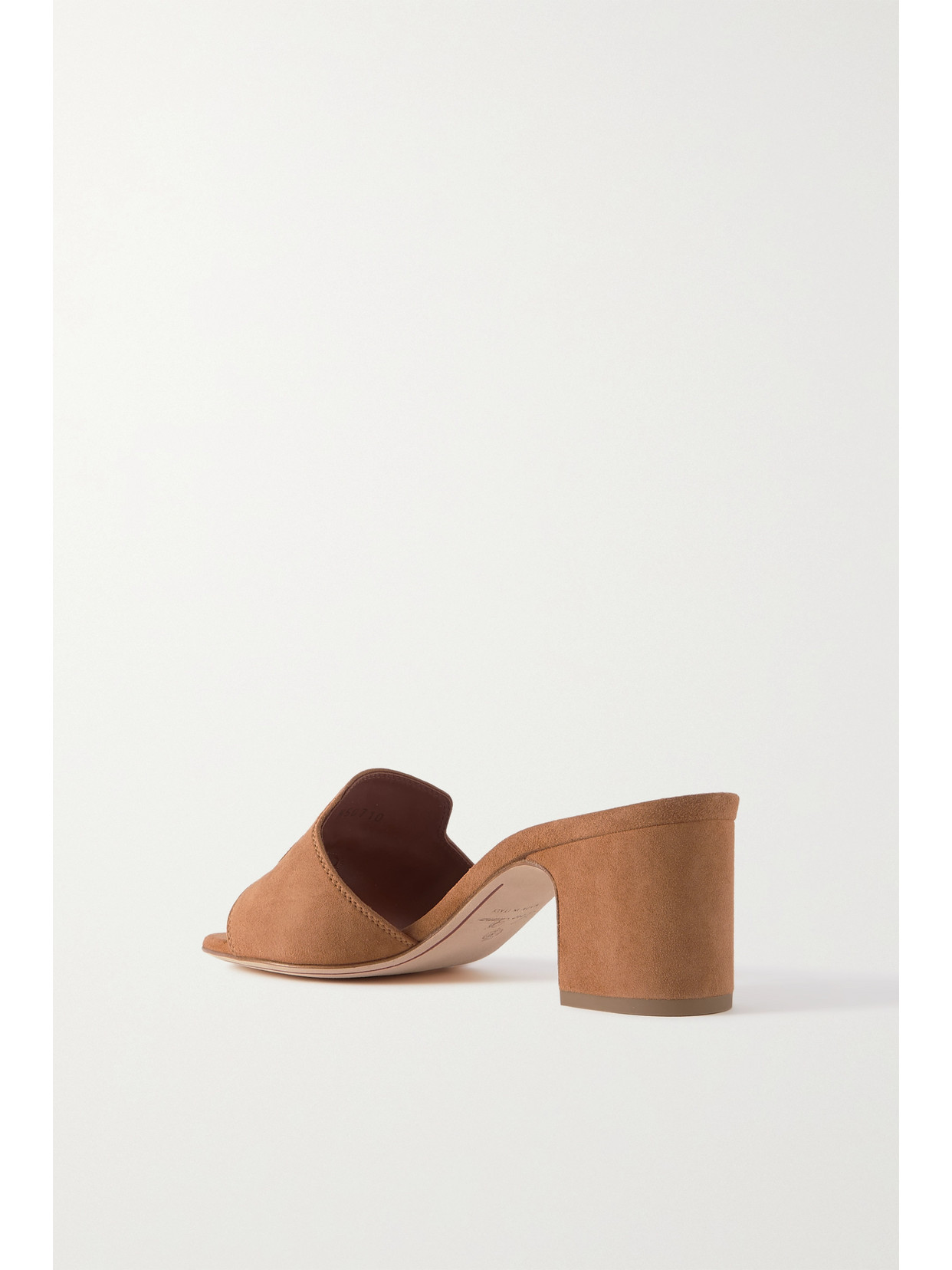 Loro Piana Summer Charms Embellished Suede Mules In Brown